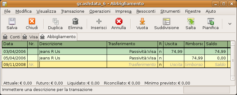 Rimborso di un acquisto effettuato con carta di credito